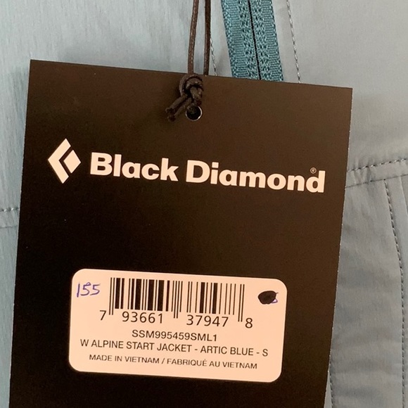 Black Diamond W ALPINE START JACKET Women’s -Arctic Blue - Picture 8 of 14